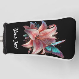Funda Para Palo De Golf Flor y mariposa Lily