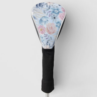 Funda Para Palo De Golf Flora Azul Y Rosa De La Marina
