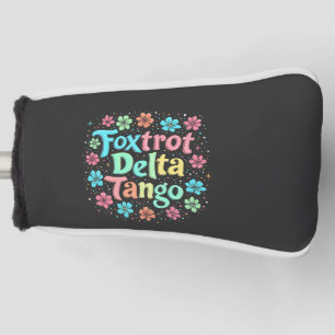 Funda Para Palo De Golf Floral sutil anti Trump 8647 anti Maga