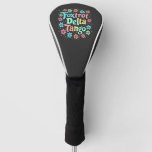 Funda Para Palo De Golf Floral sutil anti Trump 8647 anti Maga