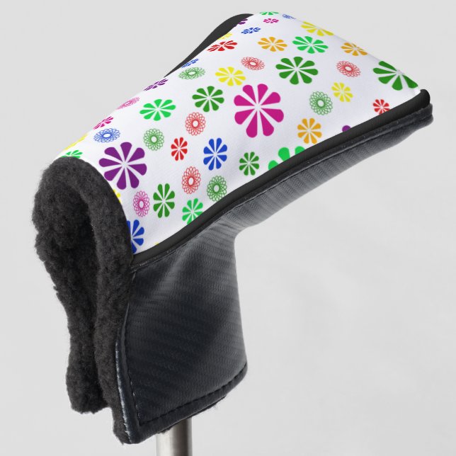 Funda Para Palo De Golf Flores (Anverso 3/4)