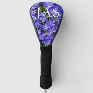 Funda Para Palo De Golf Flores Azules Semejantes a Margaritas Fotografía d