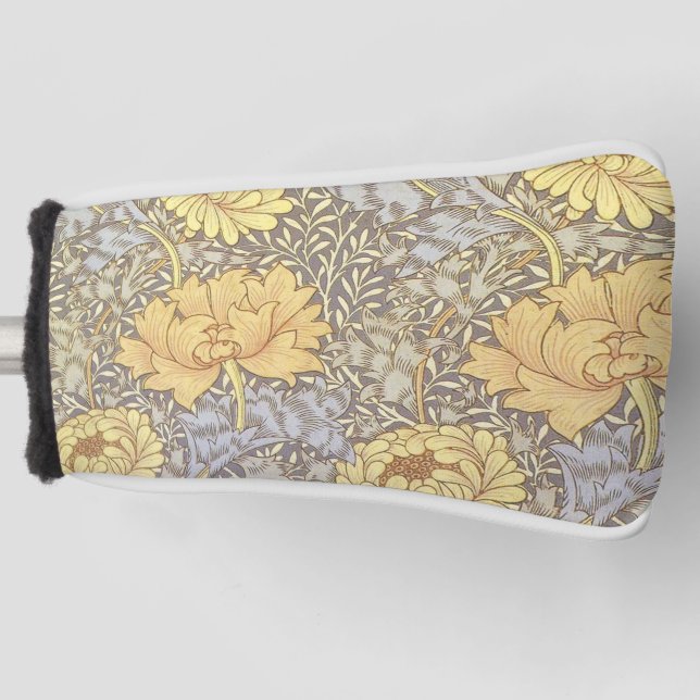 Funda Para Palo De Golf Flores de crisantemo de William Morris (Anverso)