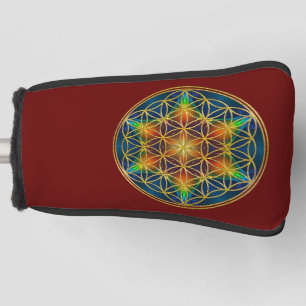Funda Para Palo De Golf FLORES DE LA VIDA - Florecimiento fractal 1