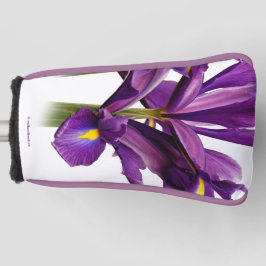 Funda Para Palo De Golf Flores elegantes holandesas de sensación púrpura I