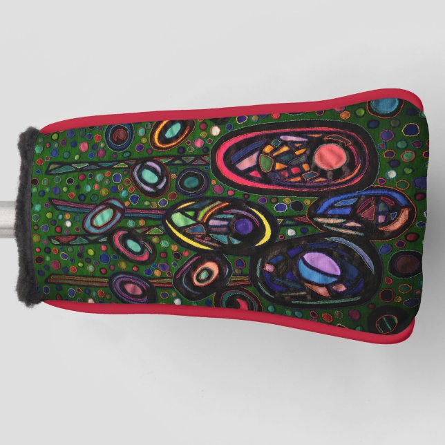 Funda Para Palo De Golf Flores estampadas (Anverso)