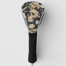 Flores góticas vintage calaveras peonías mariposas