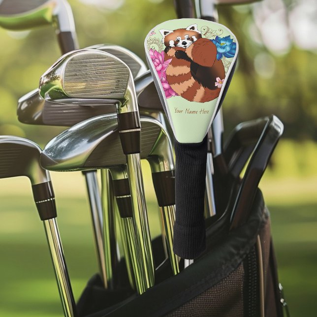 Funda Para Palo De Golf Flores Red Panda Lotus Henna (Subido por el creador)