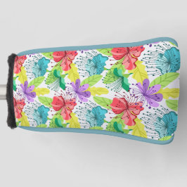 Funda Para Palo De Golf Flores tropicales sin costura