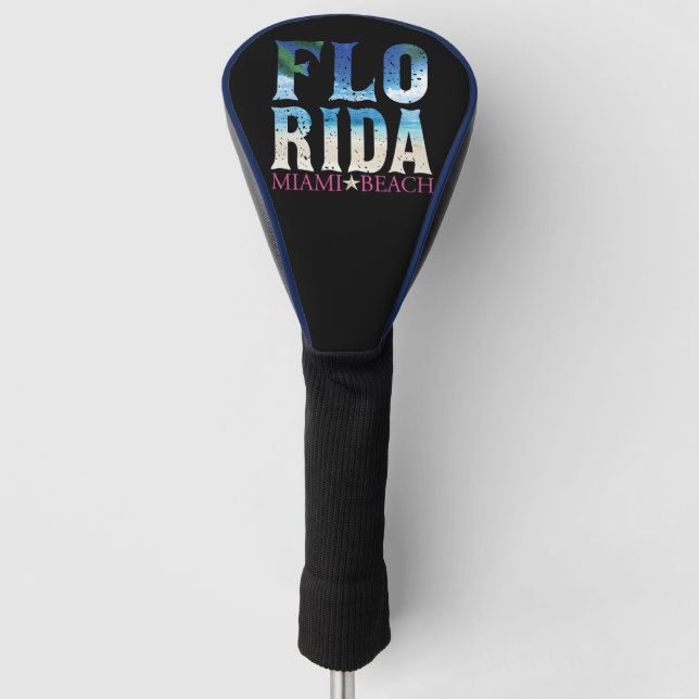 Funda Para Palo De Golf Florida, Miami Beach (Anverso)
