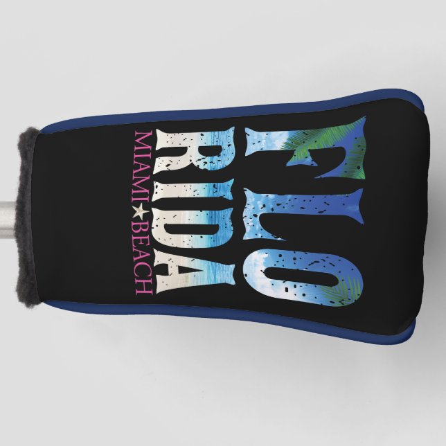Funda Para Palo De Golf Florida, Miami Beach (Anverso)