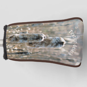 Funda Para Palo De Golf Fluffy Cattails Nature Personalizada