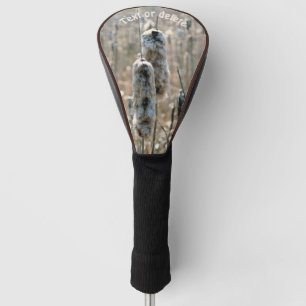 Funda Para Palo De Golf Fluffy Cattails Nature Personalizada