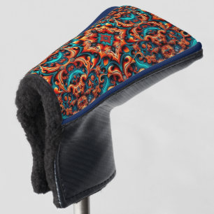 Funda Para Palo De Golf Flujo de ríos - Cubierta de cabeza dorada
