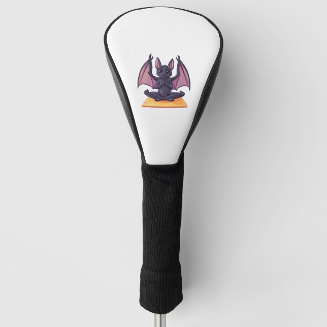 Funda Para Palo De Golf Flujo de Yoga de Murciélago (Anverso)