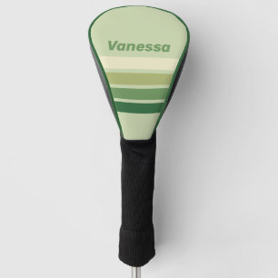 Funda Para Palo De Golf Fondo de musgo retro con arcoíris a través de raya