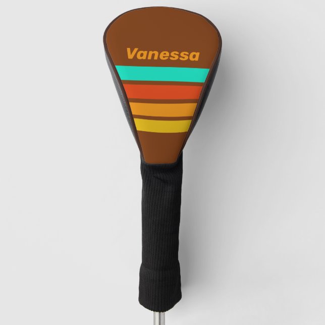 Funda Para Palo De Golf Forest Floor Fog Across Striping with Name (Anverso)