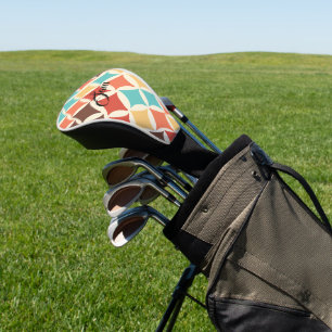 Funda Para Palo De Golf Formas de diamantes retro vintage