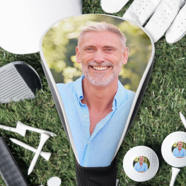 Funda Para Palo De Golf Foto de Cara Personalizada (Create your Own Photo Golf Head Cover )