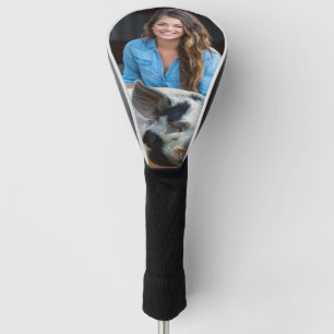 Funda Para Palo De Golf Foto de cerdo de exposición de ganado personalizad