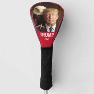 Funda Para Palo De Golf Foto de Donald Trump 2024 - águila calva en el hom