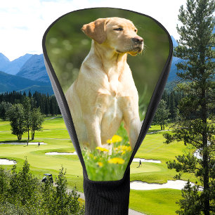 Funda Para Palo De Golf Foto de gato de perro personalizado simple persona