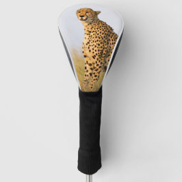 Funda Para Palo De Golf Foto de gato grande de animales salvajes Cheetah