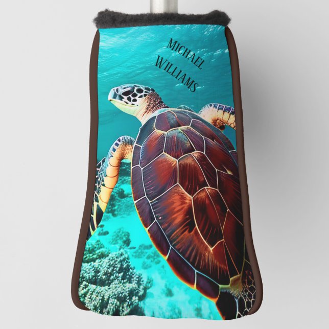 Funda Para Palo De Golf Foto de Honu de la tortuga de Hawaii (Girar 90)