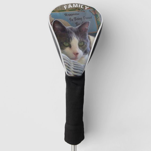 Funda Para Palo De Golf Foto de Mascota de familia personalizado (Anverso)
