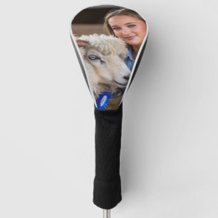 Funda Para Palo De Golf Foto de oveja de exposición de ganado personalizad