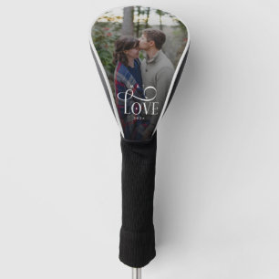 Funda Para Palo De Golf Foto de parejas comprometidas con escritura modern