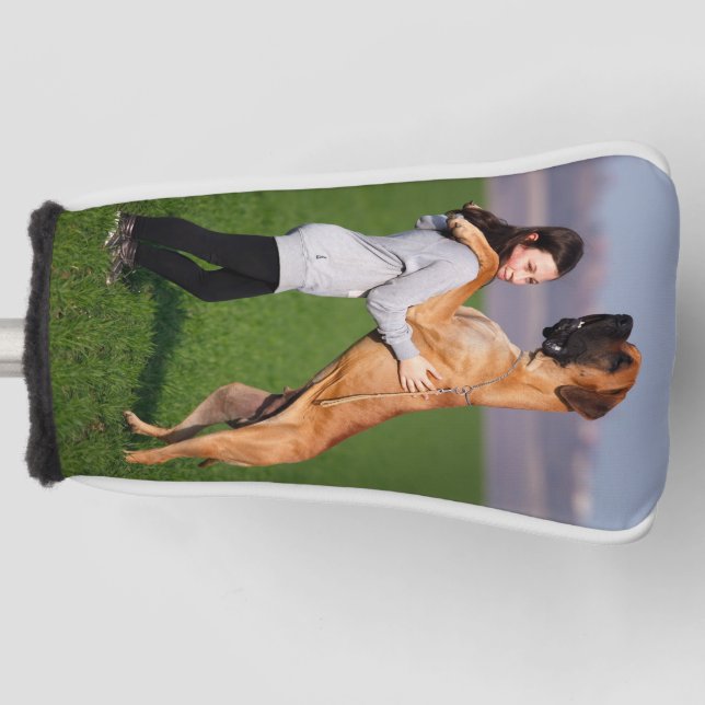 Funda Para Palo De Golf Foto de perro (Anverso)