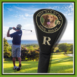 Funda Para Palo De Golf Foto De Perro Mejor Papá Por Monograma De Par Pers<br><div class="desc">No debe haber duda de que el golf es definitivamente más que un juego — por lo que es especialmente apropiado tener una foto y un mensaje que inspire. Puedes dejar este mensaje o escribir el tuyo — y luego personalizar con las iniciales y la fotografía. Este es un regalo...</div>