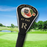 Funda Para Palo De Golf Foto De Perro Mejor Papá Por Monograma De Par Pers<br><div class="desc">No debe haber duda de que el golf es definitivamente más que un juego — por lo que es especialmente apropiado tener una foto y un mensaje que inspire. Puedes dejar este mensaje o escribir el tuyo — y luego personalizar con las iniciales y la fotografía. Este es un regalo...</div>