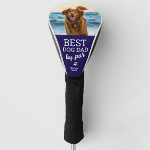 Funda Para Palo De Golf Foto de perro personalizada Mejor PAPÁ de perro po