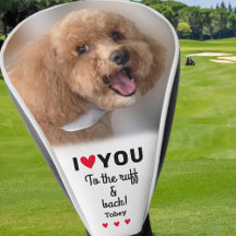 Foto de Perro Personalizada Te Amo hasta el Ruff y