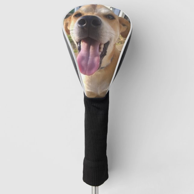 Funda Para Palo De Golf Foto de perro personalizado  (Anverso)