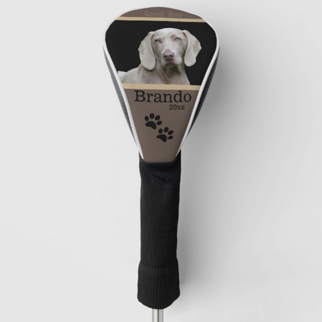 Funda Para Palo De Golf Foto de Personalizado de perro (Anverso)
