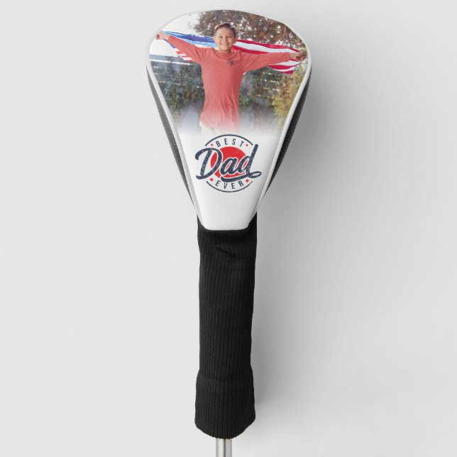 Funda Para Palo De Golf Foto del mejor Personalizado de papá (Anverso)