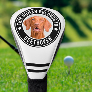 Funda Para Palo De Golf Foto divertida de perro gato mascota personalizada