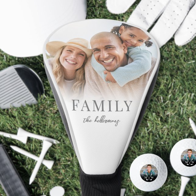 Funda Para Palo De Golf Foto familiar personalizada (Family Photo Golf Head Cover )