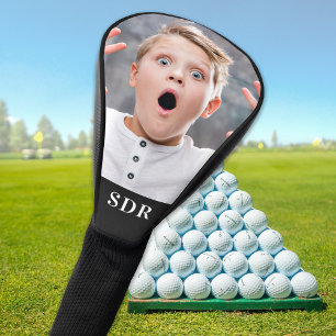 Funda Para Palo De Golf Foto familiar personalizado personalizada 3 letras