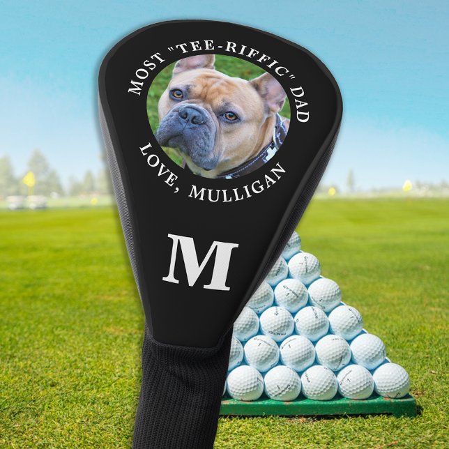 Funda Para Palo De Golf Foto Mascota de monograma personalizado de Tee-Rif (Subido por el creador)