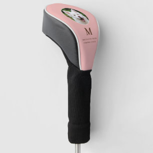 Funda Para Palo De Golf Foto mascota Rosa Personalizada