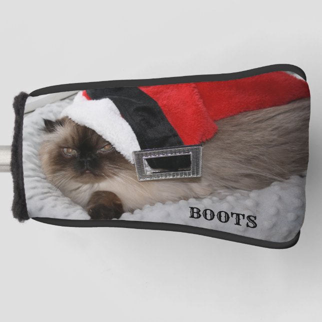 Funda Para Palo De Golf Foto Mascotas Cubierta personalizada de cabezal de (Anverso)