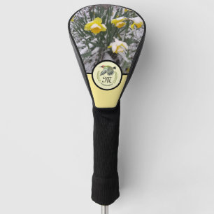 Funda Para Palo De Golf Foto monograma de carpintería verde