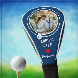 Funda Para Palo De Golf Foto personalizada de mi esposa para jugar golf