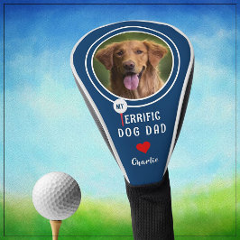 Funda Para Palo De Golf Foto personalizada de mi papá perro en el golf