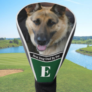 Funda Para Palo De Golf Foto personalizada del mejor papá de perros pastor