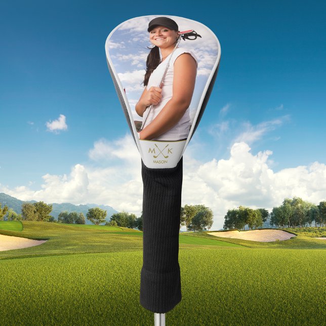 Funda Para Palo De Golf Foto personalizada | Gente de golf de Monograma pe (Subido por el creador)